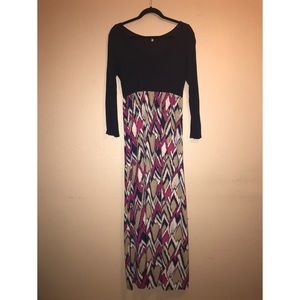 Pink Blush Colorblock Dress